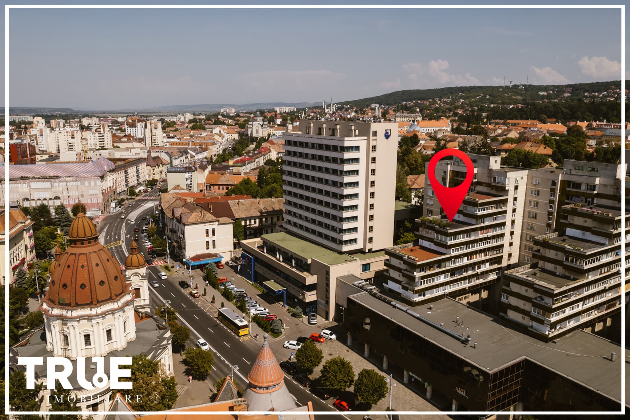 Apartament ultracentral 38m² + terasă 60m², Târgu Mureș!